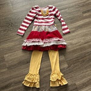 Giggle moon holiday girls outfit